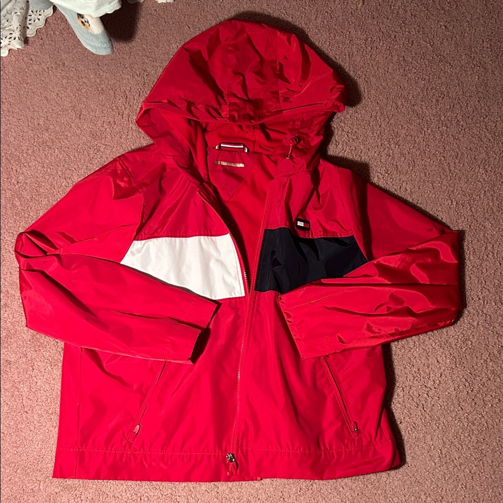 Tommy Hilfiger Red and Black Jacket